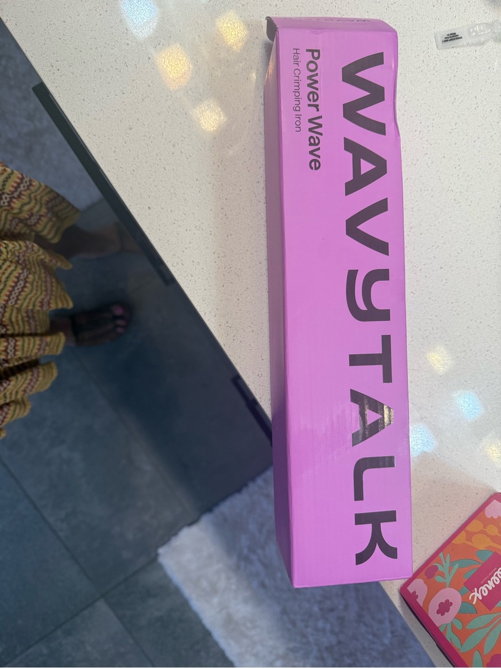 WAVY TALK Power Wave Hair Crimping Iron - Pink